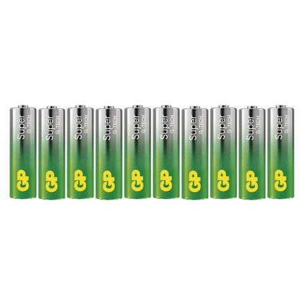 EMOS Alkalická baterie GP Super AA (LR6), 10 ks B0121G