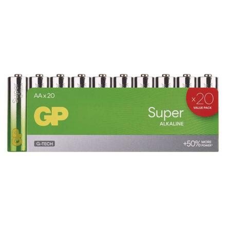 EMOS Alkalická baterie GP Super AA (LR6), 20 ks B0120L