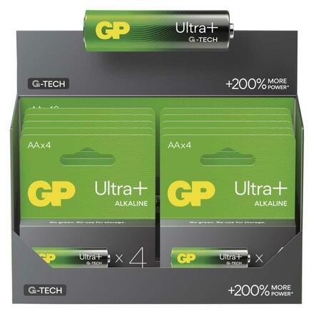 EMOS Alkalická baterie GP Ultra Plus AA (LR6), 4 ks B03214