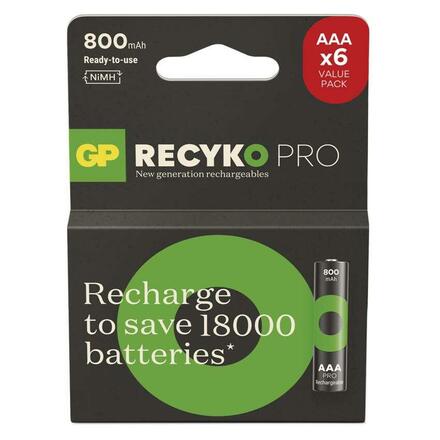 EMOS Nabíjecí baterie GP ReCyko Pro Professional AAA (HR03), 6 ks B2618V