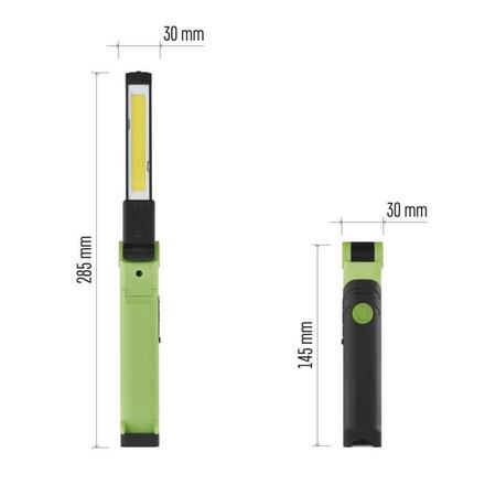 EMOS COB LED nabíjecí svítilna P4540, 750 lm, 2000 mAh P4540