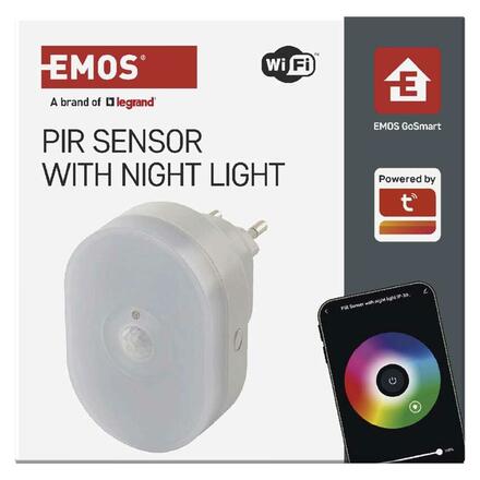 EMOS GoSmart PIR senzor (pohybové čidlo) s nočním světlem, Wi-Fi P3322