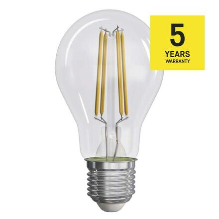 EMOS LED žárovka Filament A60 / E27 / 5 W (75 W) / 1 060 lm / neutrální bílá ZF5158