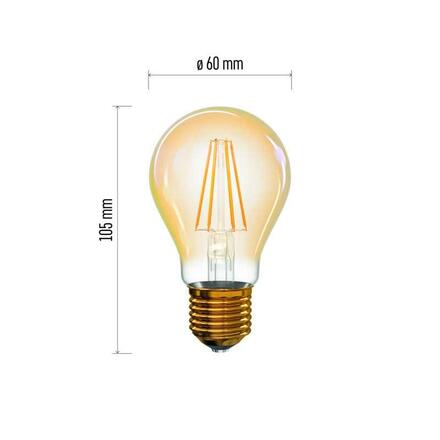 EMOS LED žárovka Vintage A60 4W E27 teplá bílá+ 1525713200