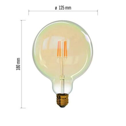 EMOS LED žárovka Vintage G125 4W E27 teplá bílá+ 1525713230