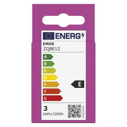 EMOS LED žárovka Classic MR16 bílá / GU10 / 3 W (32 W) / 345 lm / teplá bílá ZQ8E12