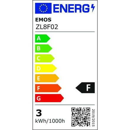 EMOS LED žárovka Basic MR16 / GU10 / 2,9 W (25 W) / 250 lm / teplá bílá ZL8F02