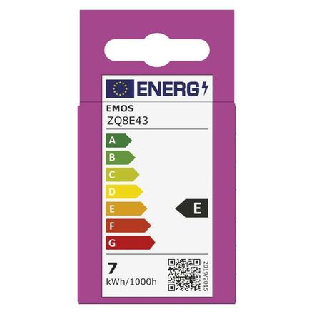 EMOS LED žárovka Classic MR16 / GU10 / 7 W (60 W) / 800 lm / neutrální bílá ZQ8E43