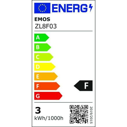 EMOS LED žárovka Basic MR16 / GU10 / 2,9 W (25 W) / 250 lm / neutrální bílá ZL8F03