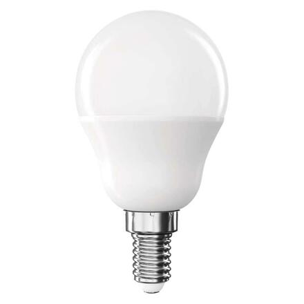 EMOS LED žárovka Classic Mini Globe / E14 / 4,2 W (40 W) / 470 lm / studená bílá ZQ1E24