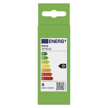 EMOS LED žárovka Filament svíčka / E14 / 5,9 W (60 W) / 806 lm / teplá bílá ZF3D42