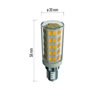 EMOS Lighting LED žárovka Classic JC A++ 4,5W E14 neutrální bílá 1525731407