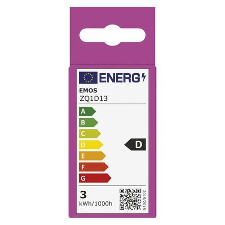 EMOS LED žárovka Classic Mini Globe / E14 / 2,5 W (32 W) / 350 lm / neutrální bílá ZQ1D13