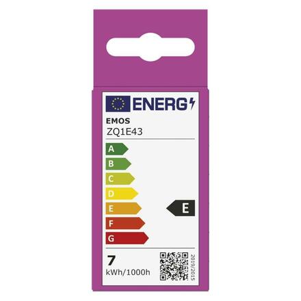 EMOS LED žárovka Classic Mini Globe / E14 / 6,5 W (60 W) / 806 lm / neutrální bílá ZQ1E43