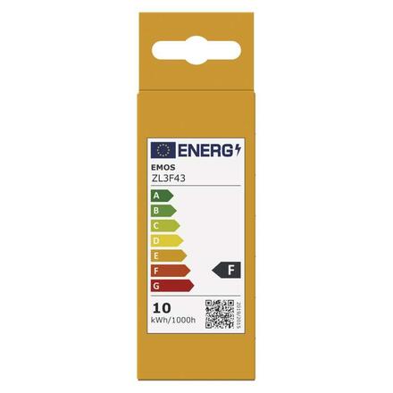 EMOS LED žárovka Basic svíčka / E14 / 9,4 W (60 W) / 806 lm / neutrální bílá ZL3F43