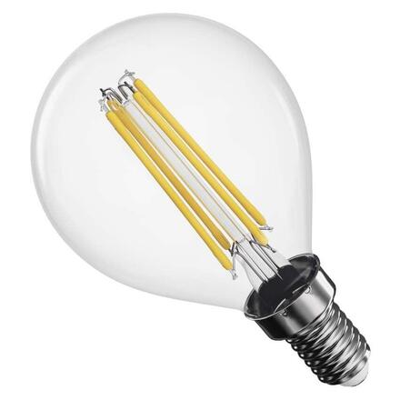 EMOS LED žárovka Filament Mini Globe / E14 / 1,8 W (25 W) / 250 lm / neutrální bílá ZF1D03