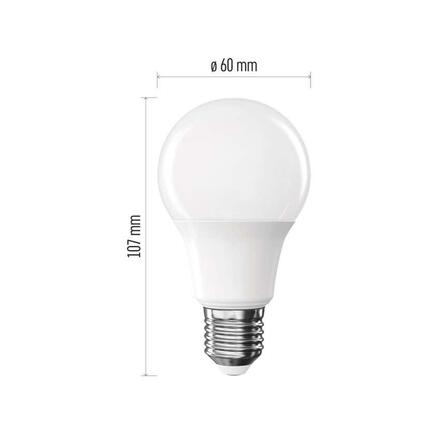 EMOS LED žárovka Classic A60 / E27 / 7 W (60 W) / 806 lm / Studená bílá ZQ5E44