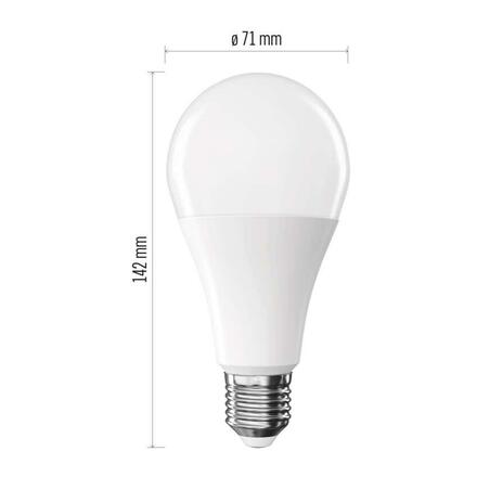 EMOS LED žárovka Classic A70 / E27 / 16 W (120 W) / 1901 lm / neutrální bílá ZQ5E73