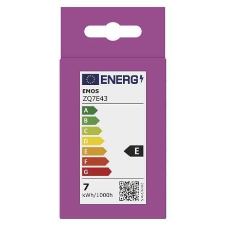 EMOS LED žárovka Classic R63 / E27 / 7 W  (60 W) / 806 lm / neutrální bílá ZQ7E43