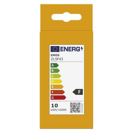 EMOS LED žárovka Basic A60 / E27 / 9,4 W (60 W) / 806 lm / neutrální bílá ZL5F43