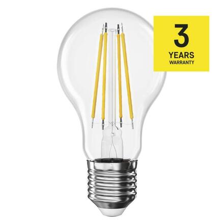 EMOS LED žárovka Filament A60 / E27 / 7,8 W (75 W) / 1060 lm / neutrální bílá ZF5D53