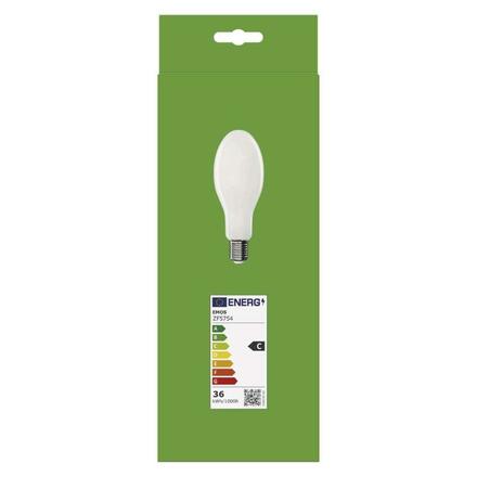 EMOS LED žárovka Filament ED90 / E40 / 36 W (327 W) / 6 000 lm / neutrální bílá ZF5754