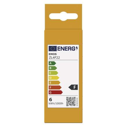 EMOS LED žárovka Basic svíčka / E27 / 5,5 W (40 W) / 470 lm / teplá bílá ZL4F22