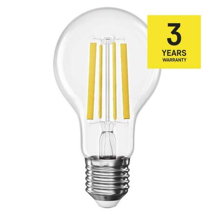 EMOS LED žárovka Filament A60 / E27 / 10,5 W (100 W) / 1521 lm / teplá bílá ZF5D62