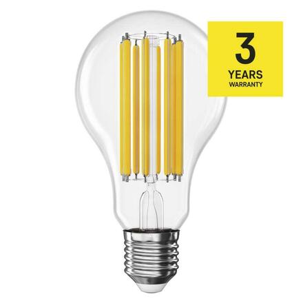 EMOS LED žárovka Filament A70 / E27 / 18 W (150 W) / 2452 lm / neutrální bílá ZF5D83