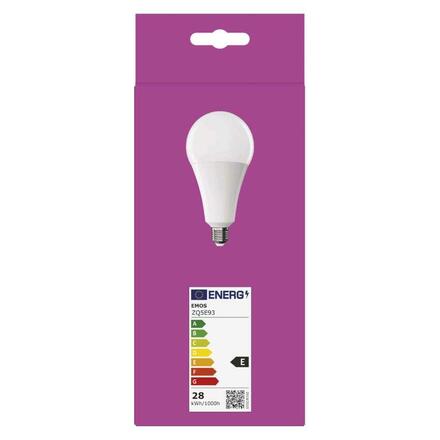 EMOS LED žárovka Classic A95 / E27 / 28 W (200 W) / 3452 lm / neutrální bílá ZQ5E93