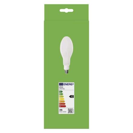 EMOS LED žárovka Filament ED90 / E27 / 36 W (327 W) / 6 000 lm / neutrální bílá ZF5751