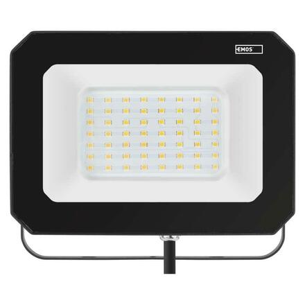 EMOS LED reflektor SIMPO 50 W, černý, neutrální bílá ZS2243