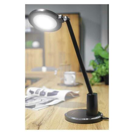 EMOS LED stolní lampa WESLEY, černá Z7620B