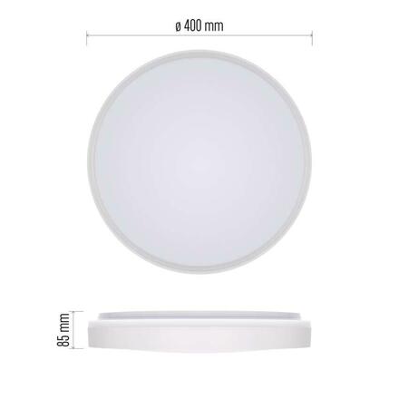 EMOS LED svítidlo LIVI 40 cm, 30 W, teplá-studená bílá, stmívatelné s ovladačem ZM5162