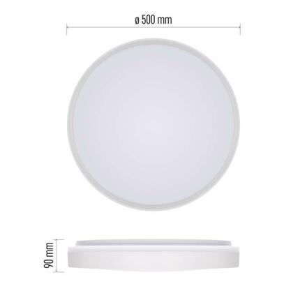 EMOS LED svítidlo LIVI 50 cm, 45 W, teplá-studená bílá, stmívatelné s ovladačem ZM5163