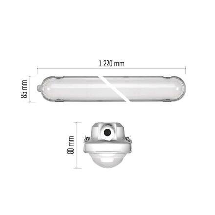 EMOS LED prachotěsné svítidlo MISTY 38W NW, IP66 ZT1521E