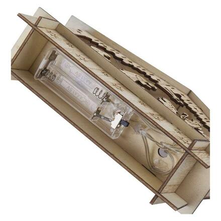EMOS LED vánoční betlém dřevěný, 15 cm, 2x AA, vnitřní, teplá bílá, časovač DCWW34