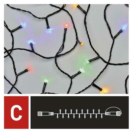 EMOS Standard LED spojovací vánoční řetěz, 5 m, venkovní i vnitřní, multicolor D1AM02