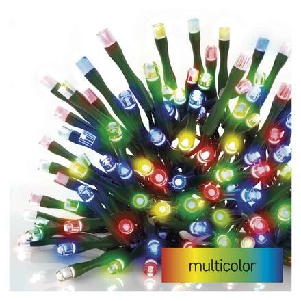 EMOS LED vánoční řetěz, 12 m, venkovní i vnitřní, multicolor, programy D4AM08