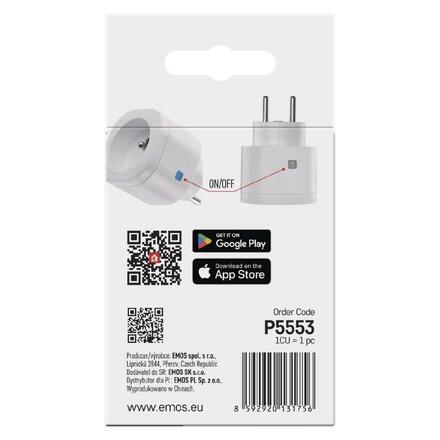 EMOS GoSmart Zigbee zásuvka IP-3007F P5553