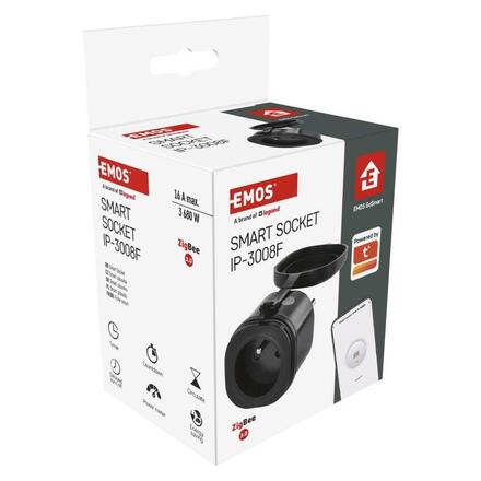 EMOS GoSmart Zigbee zásuvka IP44 IP-3008F P5554