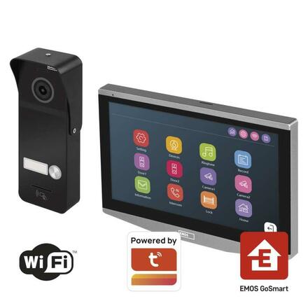 EMOS GoSmart Sada domácího videotelefonu EMOS IP-750A s Wi-Fi H4020