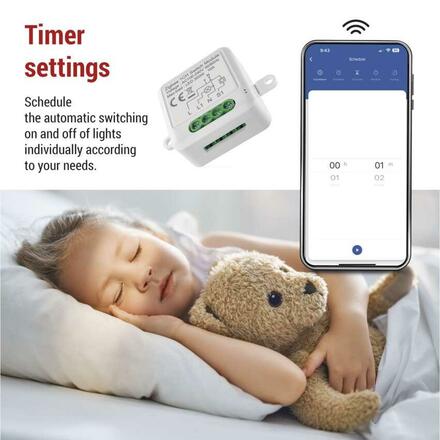 EMOS GoSmart modul spínací IP-2101SZ, ZigBee, 1-kanálový H5101