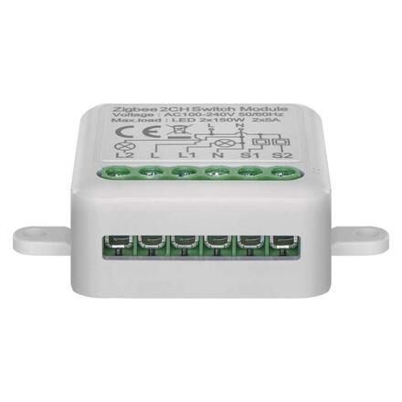 EMOS GoSmart modul spínací IP-2102SZ, ZigBee, 2-kanálový H5102