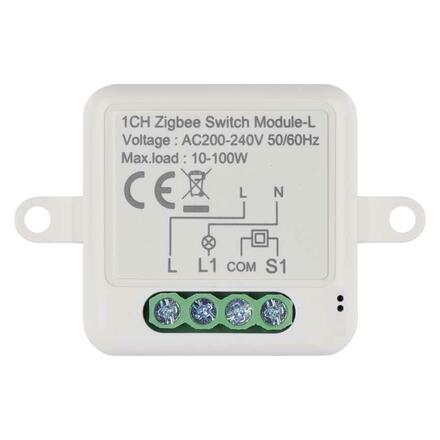 EMOS GoSmart modul spínací IP-2103SZ, ZigBee, 1-kanálový (nevyžaduje N vodič) H5103