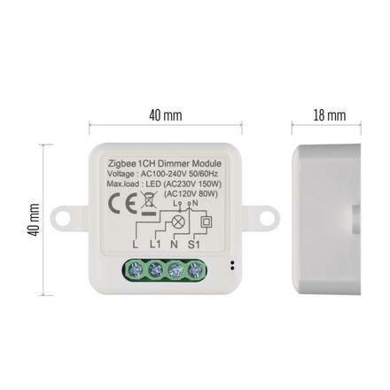 EMOS GoSmart modul stmívací IP-2111DZ, ZigBee, 1-kanálový H5107