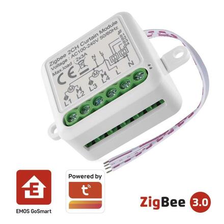 EMOS GoSmart modul motorický IP-2122CZ, ZigBee, 2-kanálový H5110