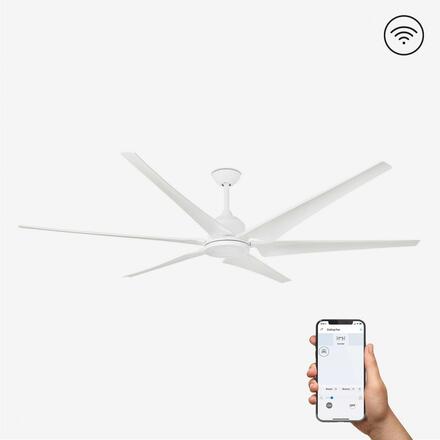 FARO CIES XL, bílá, stropní ventilátor s DC motorem SMART