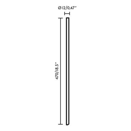 FARO FLOW černý bodec 45cm