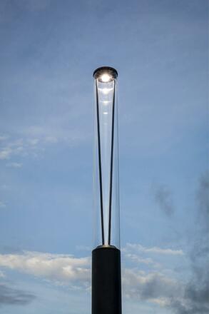 FARO RUSH sloupková lampa, tmavě šedá, 3.7M 2700K 360st wide CASAMBI